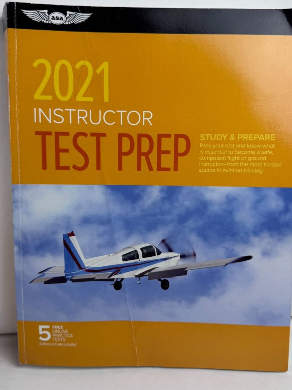 ASA Instructor Test Prep 2021 FAA CFI Flight Ground Study 9781619549715 Book